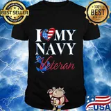 I Love My Navy Veteran Patriotic Sailor T-Shirt