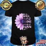In the world full of Grandmas, Be a T-Shirt Lilac Premium T-Shirt