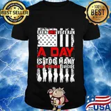 Independence day even one veteran a day is too many end eteran suicide shirt