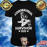 Jack skellington coronavirus survivor 2020 covid-19 shirt