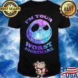 Jack skellington i'm your worst nightmare shirt