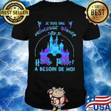 Je suis une princesse disney harry potter a besoin de moi shirt