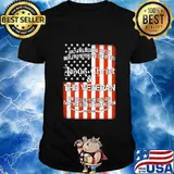 JESUS CHRIST AND THE VETERAN AMERICAN FLAG INDEPENDENCE DAY SHIRT
