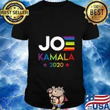 Joe Biden Kamala Harris 2020 Rainbow Gay Pride LGBT Election T-Shirt