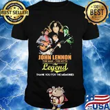 John lennon the man the myth the legend thank for the memories shirt