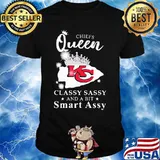 Kansas city chiefs queen classy sassy and a bit smart assy shirt