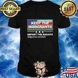 Keep The Immigrants Deport The Racists Deportracism 2020 OG Flag Chingon Shirt