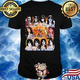 Kiss since 1973 thank for the memories signatures shirt