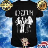 led zeppelin members vintage shirt