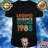 Legend Since October 1988 Gift 32nd Birthday 32 Years Old T-Shirt