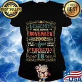Legends Were Born In November 2002 18th Birthday Gifts T-Shirt Ladies tee