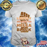 Lightly Melanated Hella Black History Melanin African BLM T-Shirt