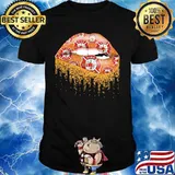 Lips firefighter logo diamond shirt