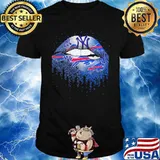 Lips new york yankees buffalo bills shirt