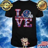 Love houston texas football america shirt