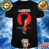 Lucifer what's it you desire tom ellis signature shirt