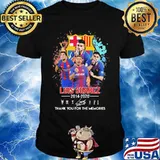 Luis suarez 2014 2020 thank you for the memories signature shirt