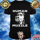 Masks Human Muzzles Anti Lockdown No Mask Protest Conspiracy T-Shirt
