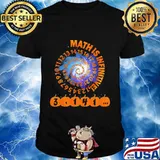 Math is infinitive 3,14 number halloween school shirt