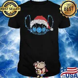 Merry christmas stitch diamond shirt