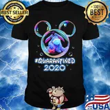 Mickey mouse eeyore wear mask quarantined 2020 shirt