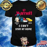 Mickey mouse marriott i can't stay at home covid-19 2020 shirt