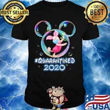 Mickey mouse piglet wear mask quarantined 2020 shirt