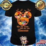Mickey mouse we are never too old for halloween shirt