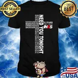 Need you tonight 33 years 1987 2020 inxs shirt