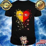 New york giants san francisco 49ers hearts shirt