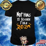 Nothing Scarier Than 2020 Funny Ghost Halloween Costume T-Shirt
