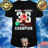 Novak djokovic 36 internazionali bnl d'italia 2020 champion signature shirt