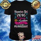 November 2016 Birthday Gifts Floral Tee for Girls T-Shirt