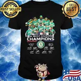 Oakland athletics 2020 al west division champions players signatures shirt