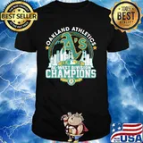 Oakland athletics 2020 al west division champions shirt
