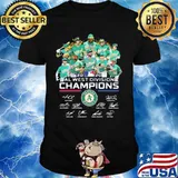 Oakland athletics 2020 al west division champions signatures shirt