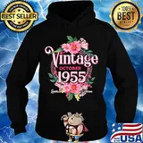October 1955 Birthday Gift 65th Flowers Limited Edition T-Shirt Hoodie