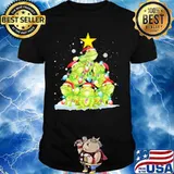 Official Frog Christmas Pine Tree shirt