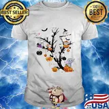 Official sticker funny pumpkin elephant halloween shirt