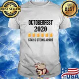 Oktoberfest 2020 6 Stein Apart Beer October T-Shirt