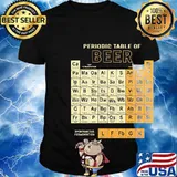 Periodic table of beer spontaneous fermentation shirt