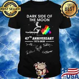 Pink floyd dark side of the moon 47th anniversary 1973 2020 signatures shirt