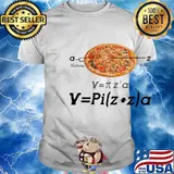 Pizza thickness radius shirt