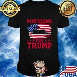 Pontoons For Trump - Pontoon Boat Owner T-Shirt