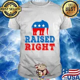 Raised Right Pro Republican Right Political Activist Gift T-Shirt