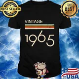 Retro 55 Years Vintage 1965 Limited Edition 55th Birthday T-Shirt