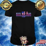 Revive USA American Christian Stars & Stripes Flag Revival T-Shirt
