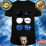 Ridin With Biden and Kamala VP 2020 Aviator Glasses T-Shirt