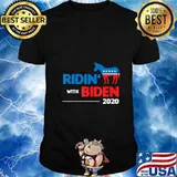 Ridin With Biden USA President Voting 2020 Joe Biden Gift T-Shirt