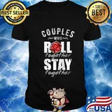 Roll Together Stay Together Funny Vintage DM RPG Gift T-Shirt